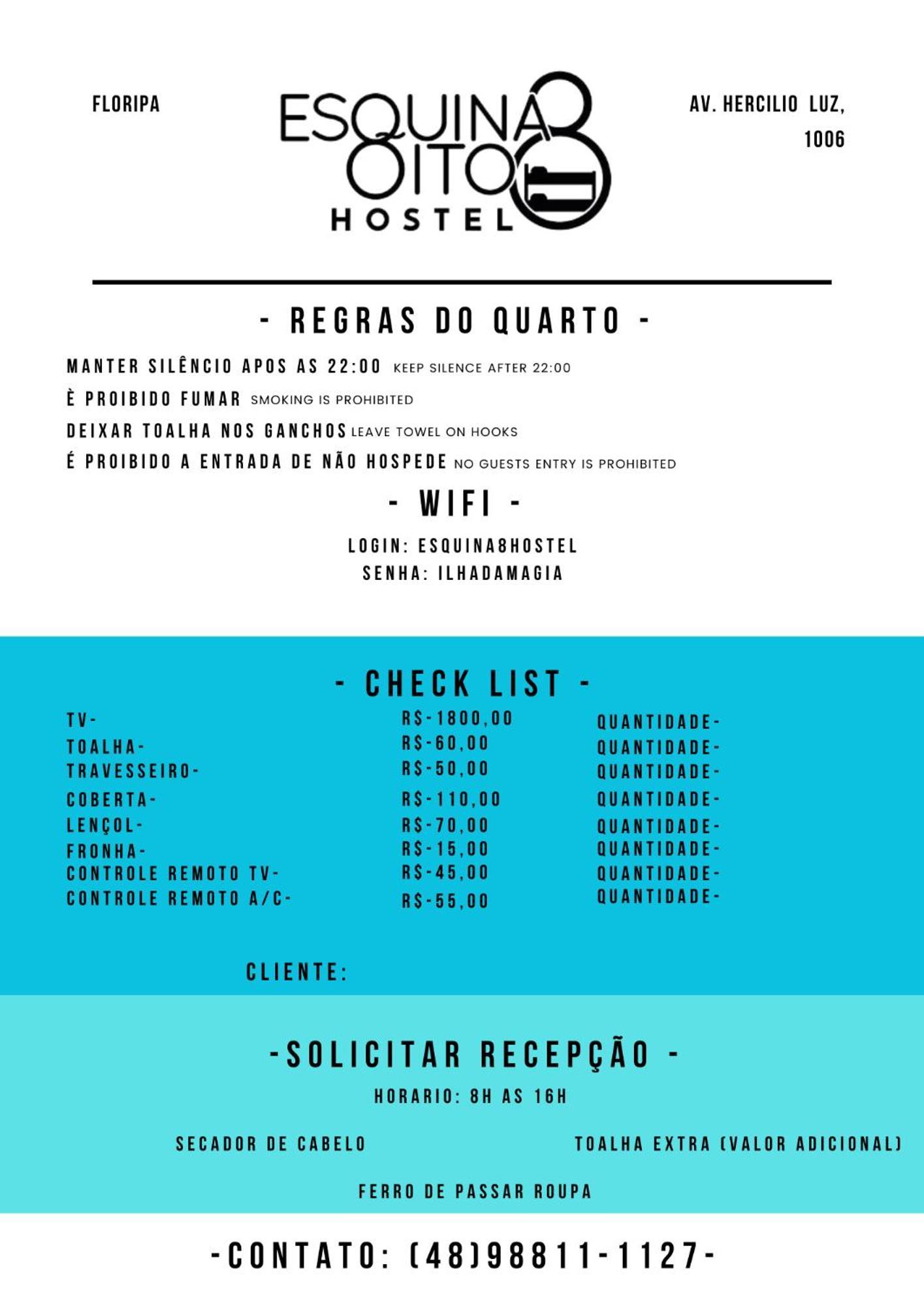 Esquina 8 Suites Confort & Hostel Флорианополис Экстерьер фото